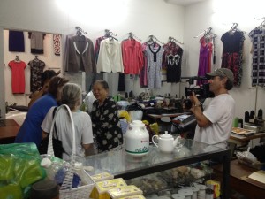 Mary & Dorset in Nha Trang with a friendly local lady