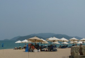 The beach at Nha Trang