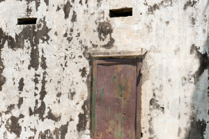 Close-up of anti-aircraft bunker in Tuy Hoa, Vietnam