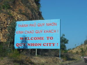 Welcome to Quy Nhon City Billboard